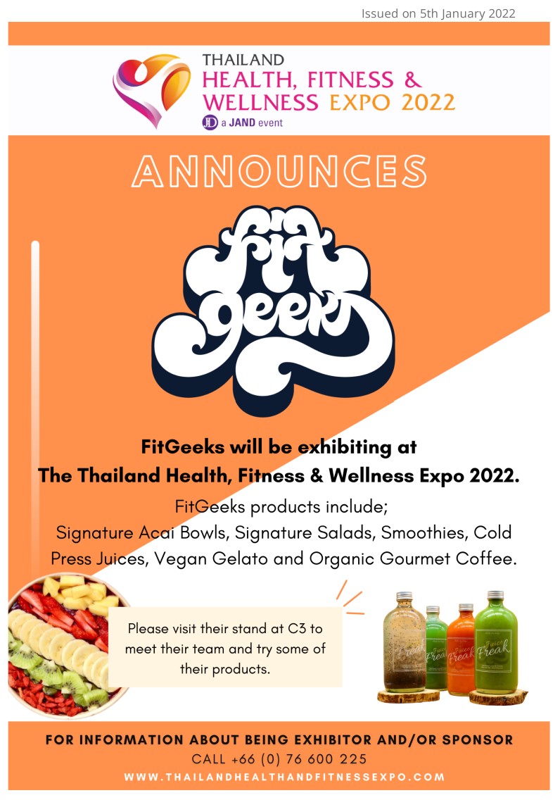 Fitgeeks Thailand Health & Fitness Expo Bangkok