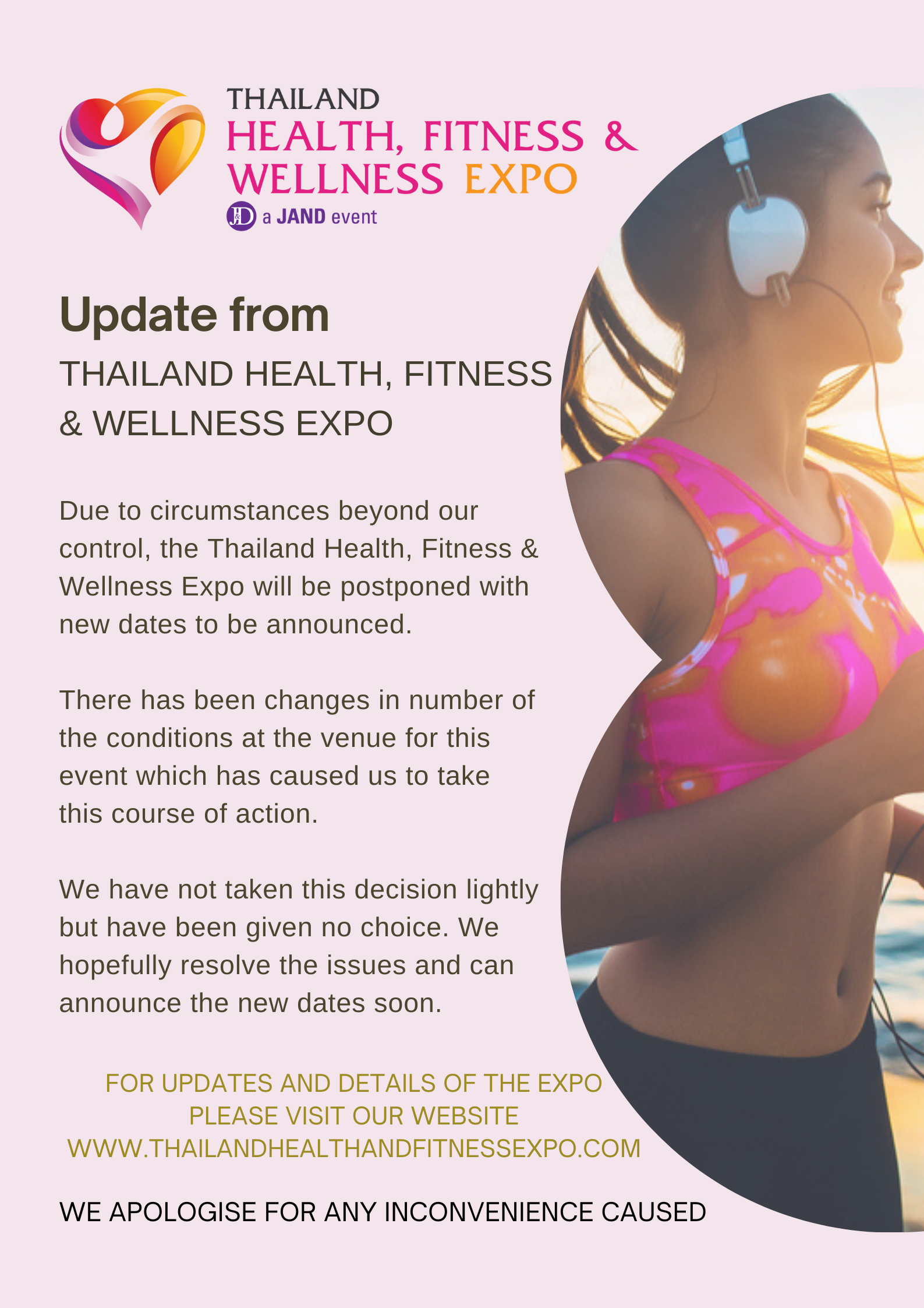 Update from Thailand Health & Fitness & Wellness Expo
